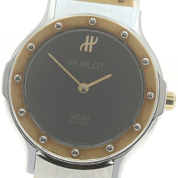 HUBLOT MDM 1280.100.2 black Dial Quartz Ladies Watch_882801 - Picture 1 of 6